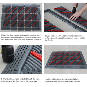 Three-in-one Floor <b>Mat</b> Hotel Entrance Mall <b>Door</b> Non-slip <b>Mat</b> Eva Plastic Splicing Doormat <b>Waterproof</b> Carpet - Product Image 6