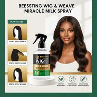 Crema Condizionante Naturale Biologica Antistatica per Capelli, Lisciante e Districante per Tutti i Tipi di Capelli, con Effetto Lucidante, per Parrucche