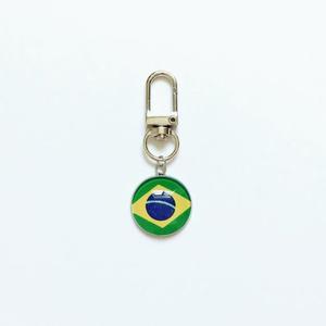 พวงกุญแจโลหะรูปทรงกลมธงชาติแบบกำหนดเองขายส่ง พร้อมธงชาติสำหรับของขวัญส่งเสริมการขาย - Product Image 6