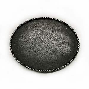 Hebilla de cinturón de estilo antiguo, hebilla ovalada en blanco para personalización personalizada, bricolaje - Product Image 5