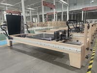 Portable maison petite piste complète érable équipement de gymnastique en bois yoga pilates réformateur pilates machines