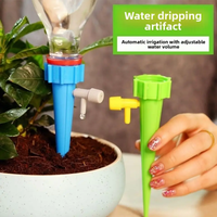Kits d'irrigation goutte à goutte automatiques modernes pour jardin domestique, tiges d'arrosage pour fleurs, accessoires et fournitures d'irrigation goutte à goutte