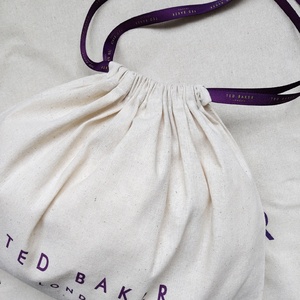 Thân Thiện Với Môi 5Oz Mỏng Bông Vải Dây Kéo Túi Có Thể Tái Chế Tùy Chỉnh Bao Bì Cho Sử Dụng Hàng Ngày Cho Giày Vớ Màn Hình Tự Nhiên - Product Image 2