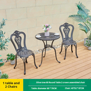 Açık avlu masa villa sandalye açık-hava balkon basit eğlence bahçe masa tezgah açık masa ve sandalye kombinasyonu - Product Image 5