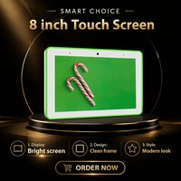 Tablette Android 8 pouces RK3568 avec écran tactile LED, Wi-Fi, interface USB, réseau RJ45 pour usage industriel Rockchip