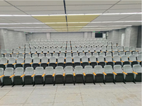 Moderne chinesische Design-Metallkino- und Kirchenstühle mit Schreibplatte, klappbarem elektrischem Sitz und Liegefunktion