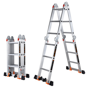 <span class=keywords><strong>Échelle</strong></span> <span class=keywords><strong>pliante</strong></span> multifonctionnelle en alliage d'aluminium 4x2 à 4x6 <span class=keywords><strong>Échelle</strong></span>s articulées à rallonge - Product Image 1