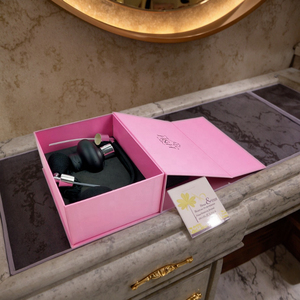 Tùy Chỉnh Thanh Lịch Chai Hộp Các Tông Màu Hồng Cuốn Sách Hình Giấy Quà Tặng Bao Bì Hộp Với Ribbon - Product Image 4