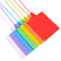 PN-PS2107 Scellé de sécurité en plastique pour compagnies aériennes, scellé de bagage jetable en plastique avec nom et code-barres personnalisés
