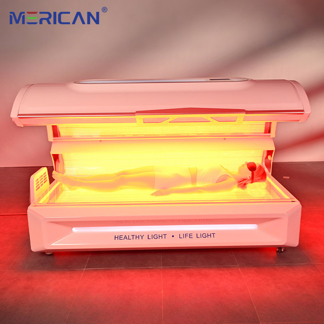 Merican Full Body Red Light Therapy Bed LED Infrared Photobiomodulation Device