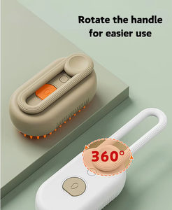 新しい蒸し暑い犬用ブラシ3 1毛除去櫛ペットグルーミング入浴スプレーマッサージ機能付き必須ペットクリーニング - Product Image 6