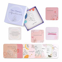 Cartes d'affirmation personnalisées pour futures mamans en gros, pour les soins post-partum, avec messages encourageants et versets bibliques