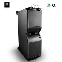 Système audio professionnel à double enceinte active Line Array de 8 pouces avec DSP FIR allemand et revêtement polyuréthane pour scène extérieure et événements en direct