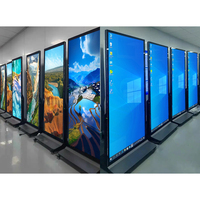 Monitor Digital Táctil Independiente CUHUB de 65 Pulgadas 4K con Pantalla Completa LCD para Publicidad en Centros Comerciales