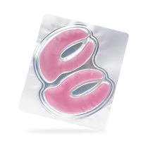 Haute qualité OEM collagène masque pour les yeux huile de cynorrhodon extrait de pépins de raisin soins des yeux patchs papillon forme Hydr Ating peau masque pour les yeux