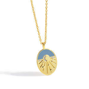 Hot Selling Trendy Claw Setting Pendant <b>Necklace</b> Best Valentine's Day Gift for Women with Brass and Zircon Link Chain - Product Image 5