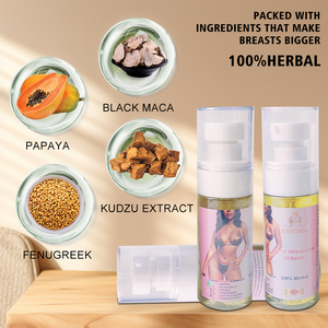 Suero de aceite de aumento de senos de etiqueta privada para agrandar el pecho Aceite de masaje de aumento de senos naturales - Product Image 3