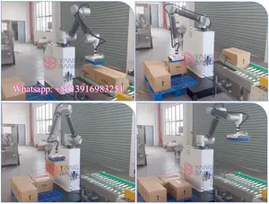 Top Sale Automatic Collaborative Robot Palletizer Carton Case Bag Palletizing Machine YB Machine