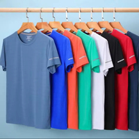 2025 été glace sensation Polyester Spandex course sport t-shirt logo personnalisé t-shirt Sublimation Dtg imprimé t-shirt pour Jogging