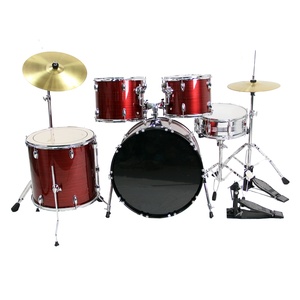 Precio barato de fábrica, soporte cromado, tubo de soporte más grueso, cabezal de tambor transparente, tambores de <span class=keywords><strong>Jazz</strong></span> de gama alta - Product Image 1