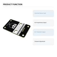 Module universel d'acquisition de signal de capteur analogique, carte de comparaison de sortie AO/DO réglable pour la collecte de données Arduino