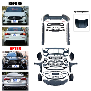 Auto-Tuning Facelift-Karosserie-Kit für 2019-2022 Mercedes-Benz A-Klasse W177 Upgrade A45 Bodykit im Breitbau-Stil - Product Image 6