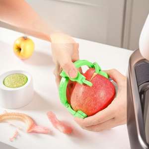 أدوات الفواكه والخضروات، مقشرة دوارة يدوية للتفاح والكمثرى، أداة مطبخ، آلة تقشير حلزونية للفواكه، أفكار هدايا - Product Image 2