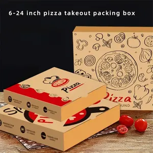 सर्वश्रेष्ठ बक्से पुनर्चक्रण योग्य बॉक्स डिज़ाइन प्रिंटिंग कस्टम थोक सस्ते मूल्य नालीदार पिज्जा बॉक्स