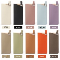 Nouvelle Pochette à Lunettes en Cuir Véritable 2026 – Étui de Rangement Portable pour Lunettes de Soleil
