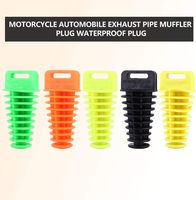 Bouchon d'échappement Dirt Bike Muffler Exhaust Bike Wash Plug Motorcycle Dirt Bike 2/4 Stroke ATV QUAD Exhaust Silencer Wash Plug Kit