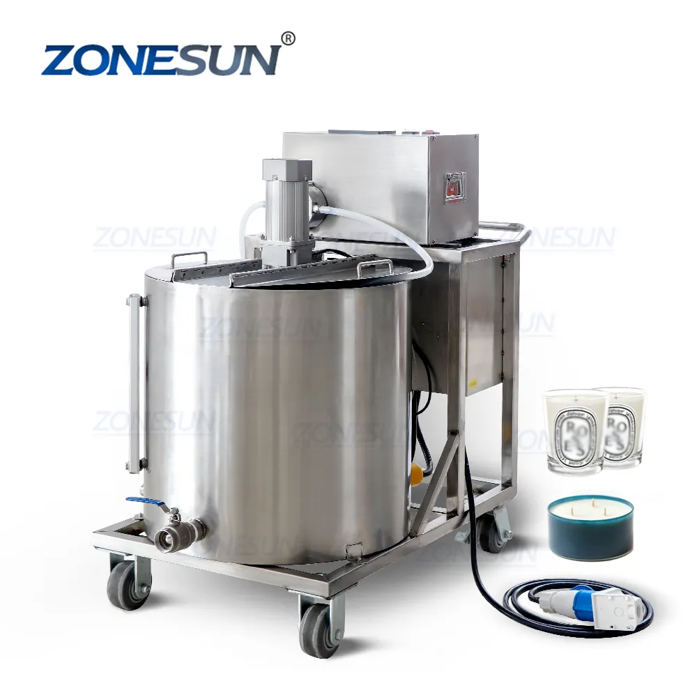 Máy Bơm Bánh Răng Bán Tự Động ZONESUN ZS-GTCD, Máy Chiết Rót Sáp Nến Nóng, Bột Paraffin Nóng, Trà