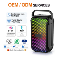 LED RGB pour enceinte, compatible avec le home cinéma, l'extérieur, les soirées karaoké, les ordinateurs et les téléphones portables