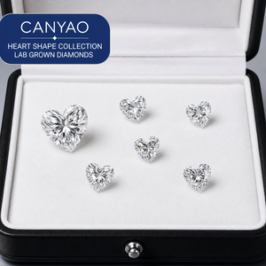 Diamanti Sintetici a Forma di Cuore all'Ingrosso, CVD HPHT DEF VVS <span class=keywords><strong>VS</strong></span> per Anelli di Fidanzamento e Gioielli Personalizzati - Product Image 2