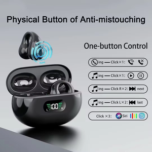 Meilleures ventes écouteurs à conduction osseuse sans fil à air de type C oreillettes pour <span class=keywords><strong>airbuds</strong></span> - Product Image 3
