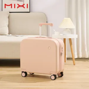 Mixi High Quality Fashion Stylish Aluminum Trolley Handle Spinner Luggage TSA Lock Suitcase Large Capacity Carry-ons