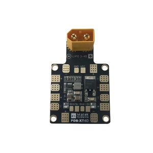 Placa de Distribución de Energía XT60 3-4S Mini Power Hub PDB con <span class=keywords><strong>BEC</strong></span> 5V y 12V para Dron FPV QAV250 ZMR250 Multicóptero Quadcopter - Product Image 3