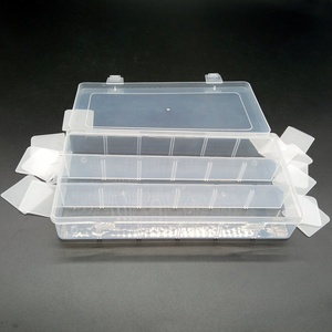 Hình chữ nhật trong suốt PP nhựa 18 gird có thể tháo rời hộp lưu trữ cho đồ trang sức - Product Image 5