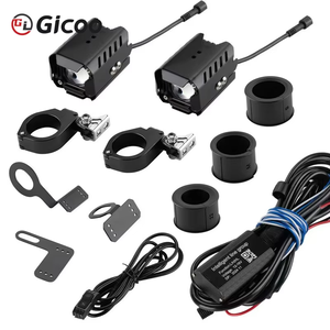 Nuevo Faro LED para Motocicleta Gicoo, 12V 6000K 80W, Ajuste Universal, Carcasa Negra, Kit de Actualización con Ojos de Ángel y Demonio - Product Image 5