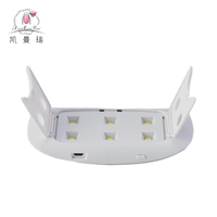 Ventes Directes Usine Mini Lampe à Ongles UV LED 6W Portable avec Câble USB pour Séchage UV