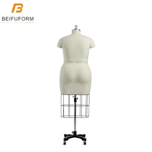 Beifuform global plus size 20 mezza body dress forma manichino grande donna manichino grasso manichino femminile per il design di abbigliamento sartoriale - Product Image 6