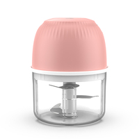 Hachoir automatique à ail et oignon, coupe-légumes domestique facile avec alimentation par batterie, mini robot culinaire