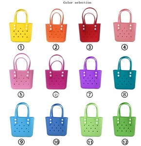 Nuevo Bolso de Mano Tipo Tote para Niñas, Pequeño, de EVA, Impermeable, con Dos Asas, Elegante, Portátil, para la Playa, Viajes, Compras y Actividades al Aire Libre - Product Image 4
