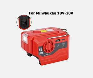 200w पावर इन्वर्टर डीसी 18v से एसी 230v usb कनवर्टर मैटिया या रियोबी के लिए कैंपिंग - Product Image 2