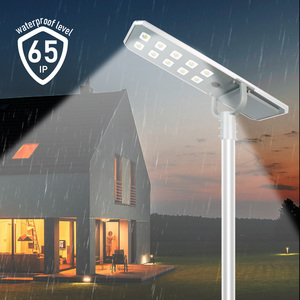 Lampes Solaires Extérieures Étanches Ip65 Led Jardin <span class=keywords><strong>Solaire</strong></span> Alimenté Lampadaire <span class=keywords><strong>avec</strong></span> Détecteur de Mouvement Pir <span class=keywords><strong>Lampe</strong></span> Extérieure - Product Image 1