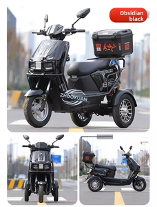 รถบรรทุกไฟฟ้าความเร็วสูงแบบเปิดประทุน 72V กำลังไฟ 1000W รับน้ำหนักได้ 100-200 กก. - Product Image 5