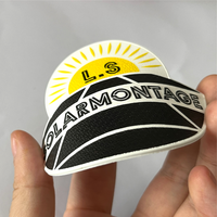 Fournisseur de patchs souples d'impression d'écran en soie à transfert élevé Étiquettes en Tpu de logo 3d en relief personnalisées pour vêtement