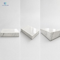 Table basse en marbre blanc de Carrare Luca |   Marbre naturel poli, surfaces sur mesure, fabrication sur commande, approvisionnement en gros, projet OEM ODM