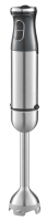Robot de cuisine 4-en-1 plongeant, moteur puissant et tige mélangeuse en acier inoxydable, 4 lames avec fouet, accessoire pour mousse de lait
