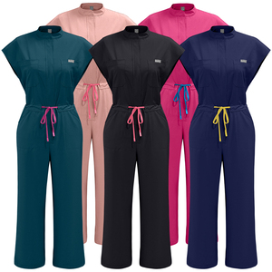 Divise Mediche di Alta Qualità, Tute Dritte con Lacci in Vita Colorati, Uniformi Ospedaliere per Infermiere - Product Image 1