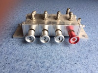 Bloc de commande pneumatique YOJE YJ104 / Commutateur en alliage d'aluminium 1-8 compartiments pour camion-citerne